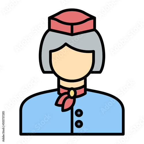 Flight Attendant Icon