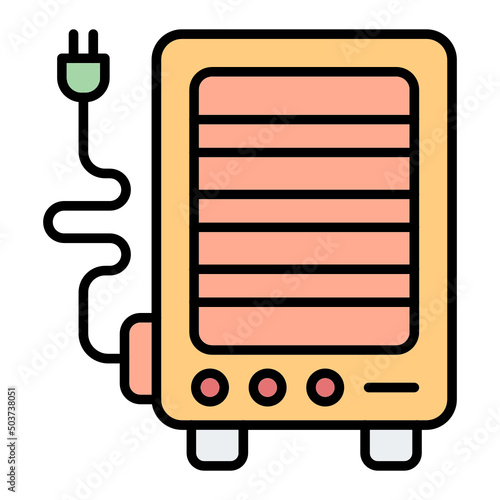 Electric Heater Icon