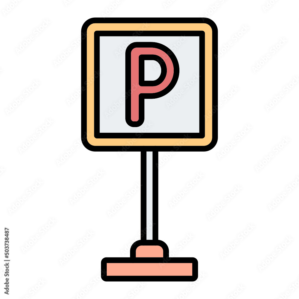 Parking sign Icon