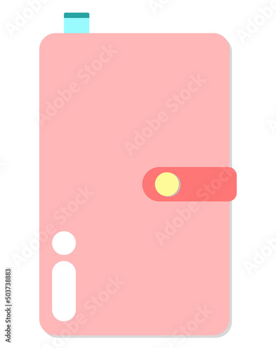 手帳　ポップ　ファンシー　イラスト　素材