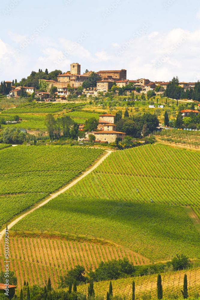 Naklejka premium Panzano, Florence