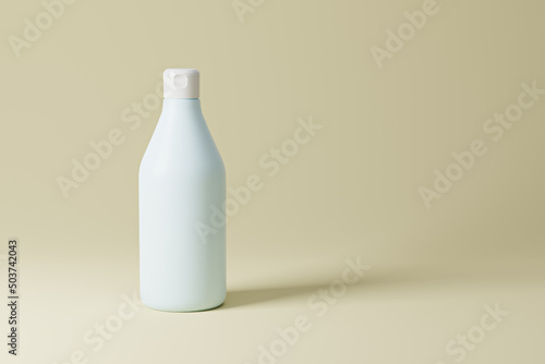 Obraz na płótnie Bottle mockup w salonie