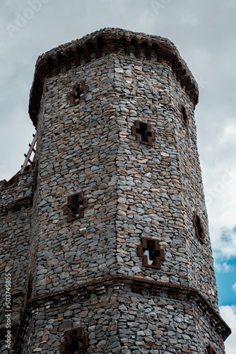 Fotografie, Obraz old medieval wartime castle, in sunny weather