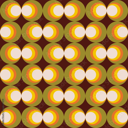 Vintage multicolored seamless pattern