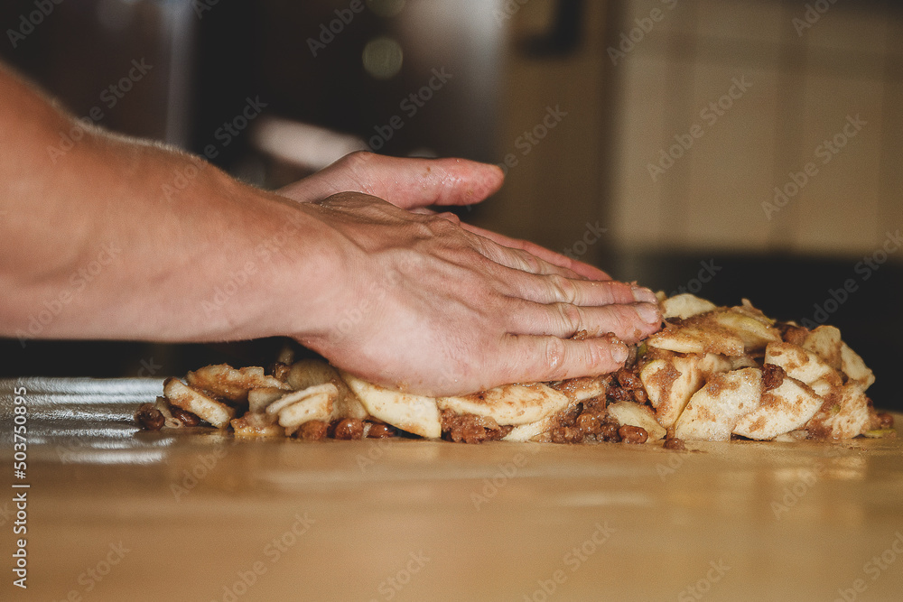 Apple strudel based on an Austrian recipe