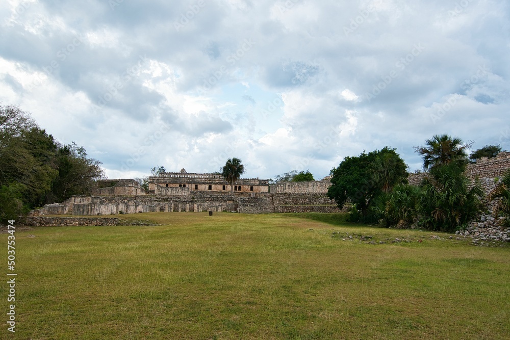 Kabah ruins is a Maya archaeological site in the Puuc region of western Yucatan.