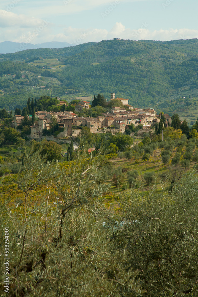 Obraz premium Castello,Verrazzano,Chianti, Toscana, Italia
