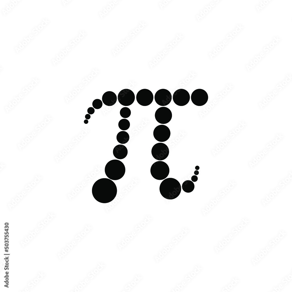 Pi design. Pi icon vector. Pi symbol illustration Pi design. Pi icon vector. Pi symbol illustration