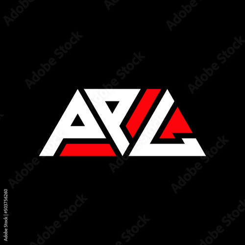 PPL triangle letter logo design with triangle shape. PPL triangle logo design monogram. PPL triangle vector logo template with red color. PPL triangular logo Simple, Elegant, and Luxurious Logo...