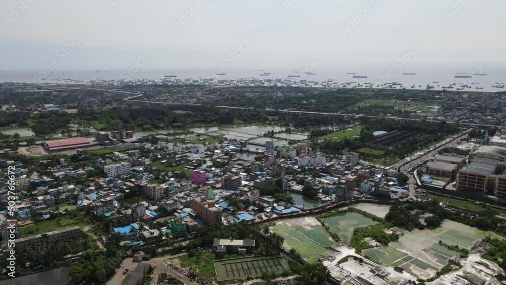 aerial view of the city aerial view of the city