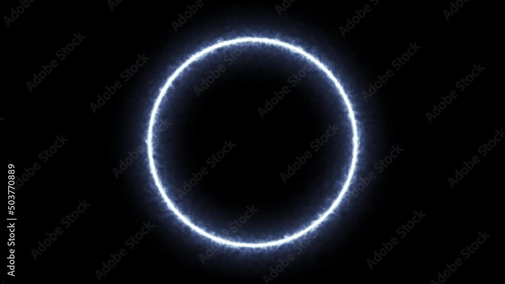 Electric glowing and moving circle frame. 4k seamless loop footage
Electric glowing and moving circle frame. 4k seamless loop footage