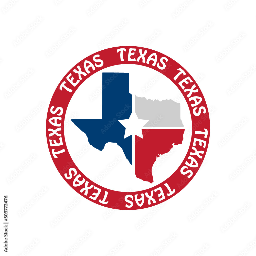 Obraz premium Texas map sign icon isolated on white background