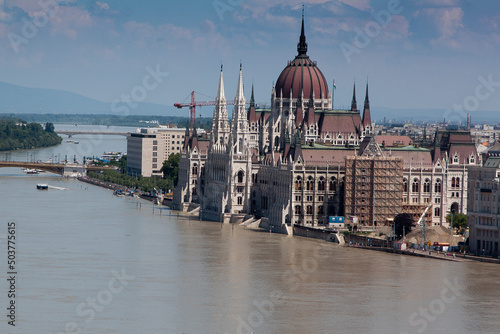Photography Hochwasser an der Donau Bei Budapest