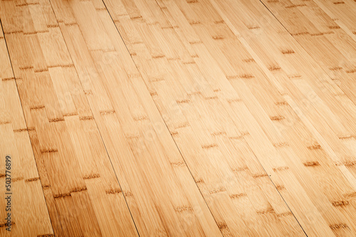 bamboo wood slats floor