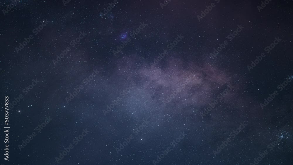TImelapse of night sky with milky way TImelapse of night sky with milky way