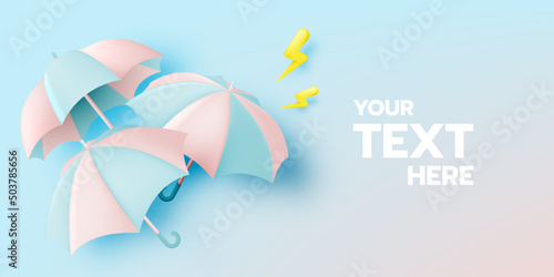 Cute umbrella for monsoon season