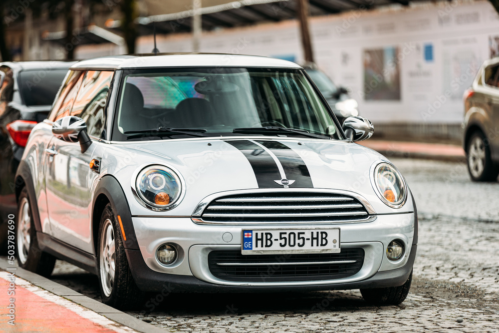Batumi, Adjara, Georgia - March 20, 2022: Gray Mini Hatch Second ...
