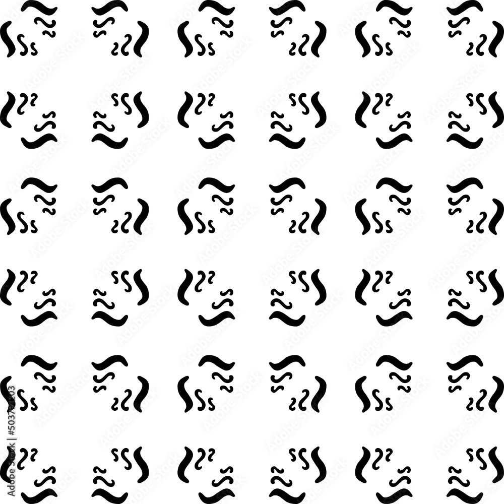 Seamless abstract geometric hand drawn pattern.