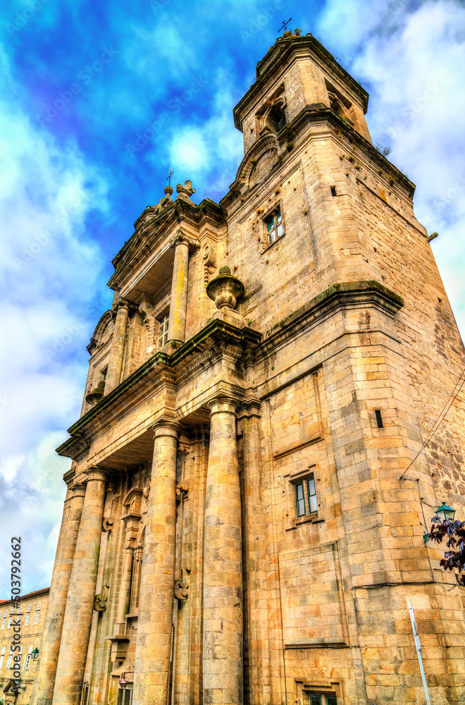 Church and convent of San Francisco in Santiago de Compostela - Galicia, Spain