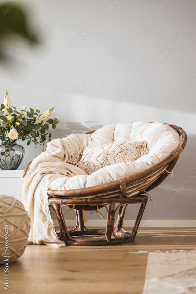Modern papasan sales