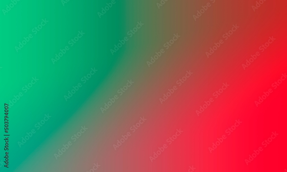 red and green background with soft gradient color transition Stock  Illustration