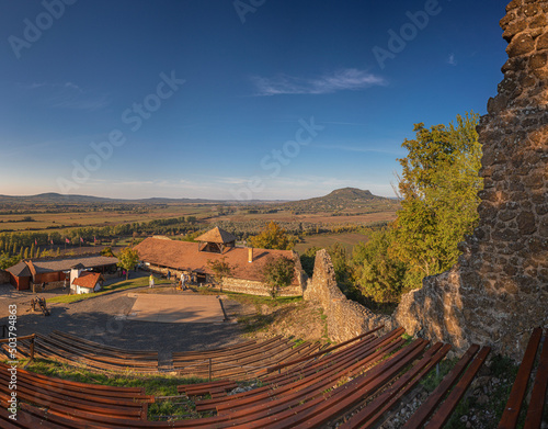 Famous Szigliget castle at ...