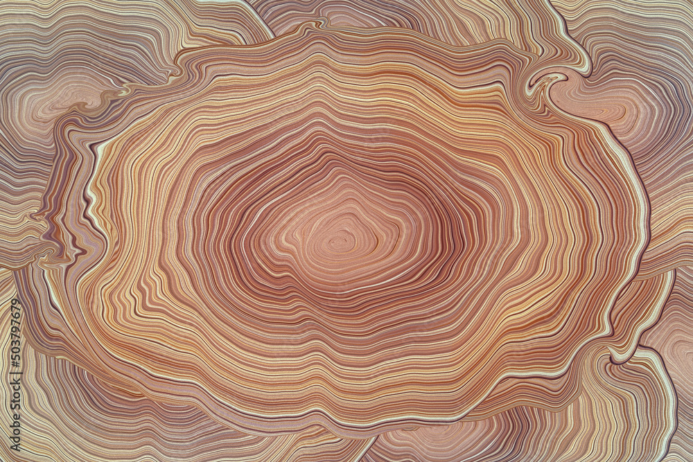 Fototapeta Abstract background imitating the structure of brown agate
