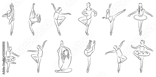 12 Ballet Dancers / Balletttänzer*innen