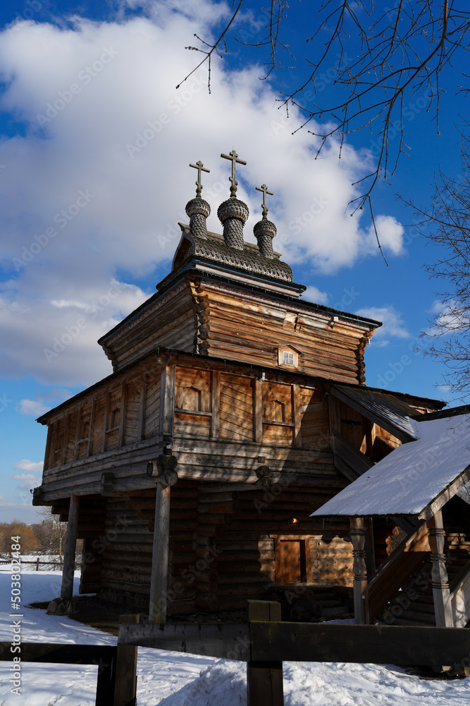 Kolomenskoye park. Ancient temples. Moscow