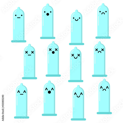 Condoms smiles set	