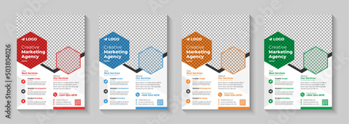 Corporate Business flyer template vector design, Flyer Template Geometric shape used for business poster layout,business flyer template with minimalist layout, Flyer Design layOut