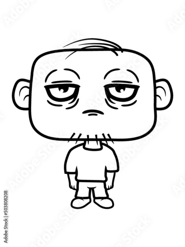 Augenringe Depressiver Mann 