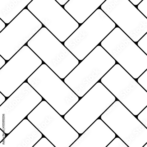 White tiles floor