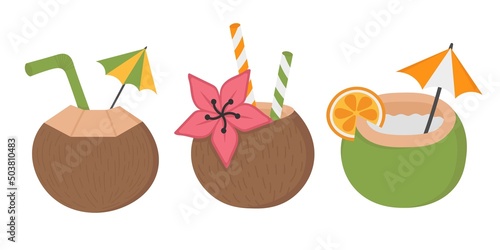 Coconut_cocktail_set
