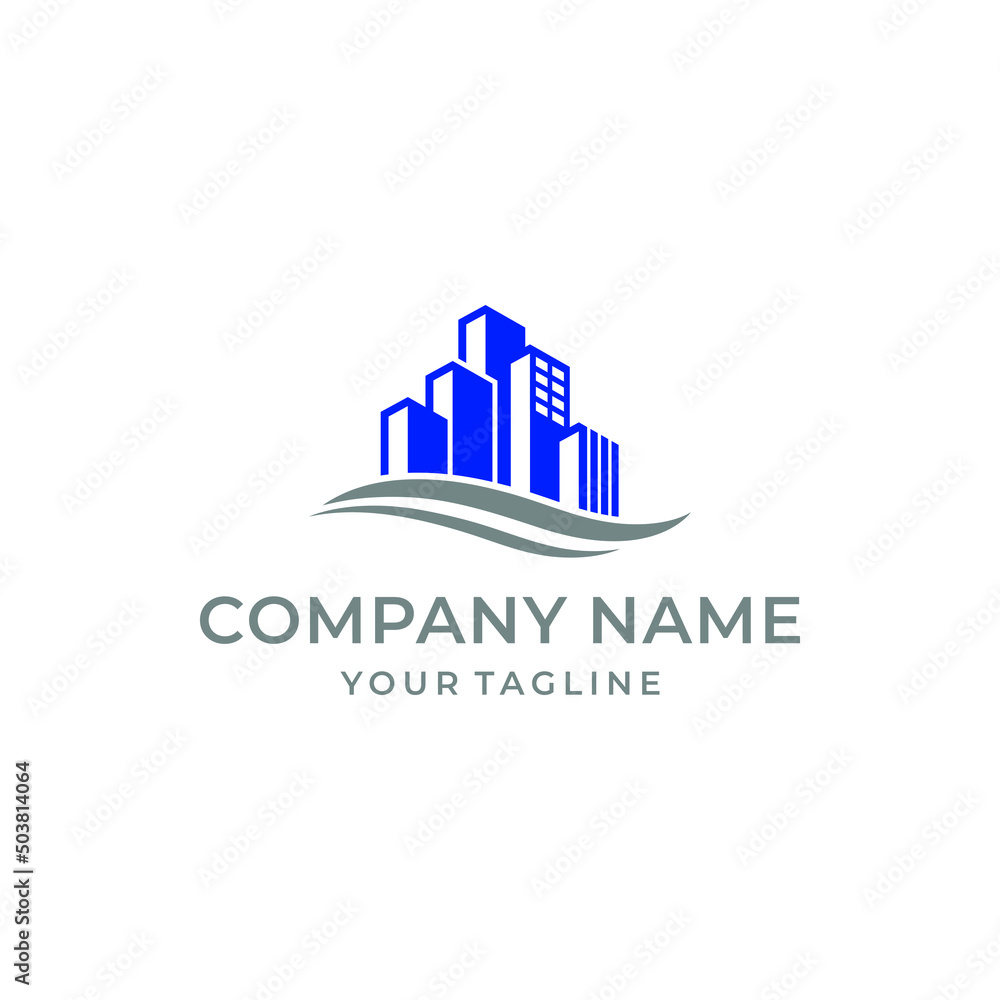 Obraz premium Modern Apartment Logo Design