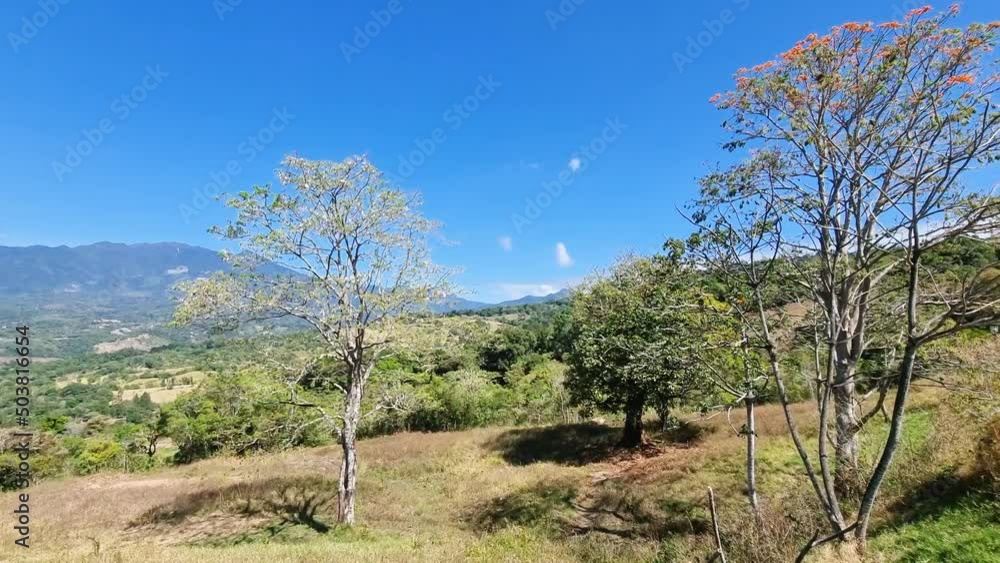 Panama, Boquete, panoramic view from the mountains on a sunny day Panama, Boquete, panoramic view from the mountains on a sunny day