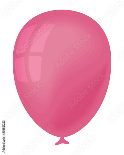 pink balloon helium