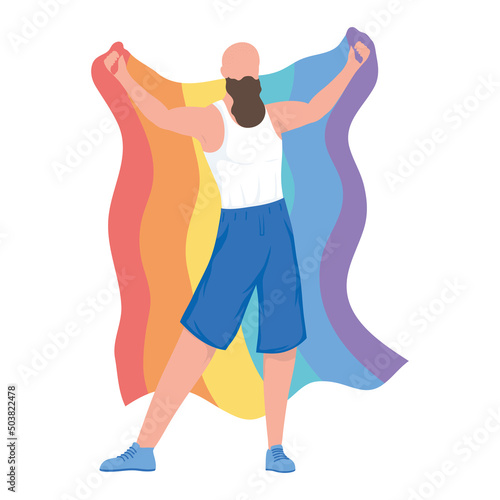 gay and lgbtq flag