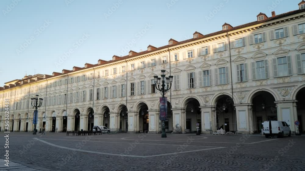 Turin, Piedmont - April 2022 - walking through the historic center among the squares and the royal museums Turin, Piedmont - April 2022 - walking through the historic center among the squares and the royal museums