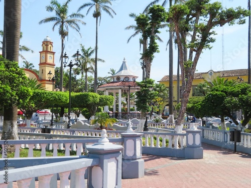 plaza of San Andres Tuxtla, Veracruz, Mexico photo