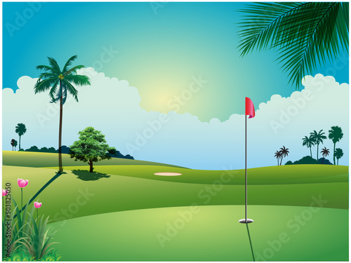 golf course view