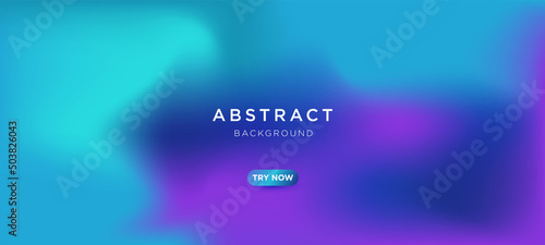Abstract blue green gradient colurs blurred vector background