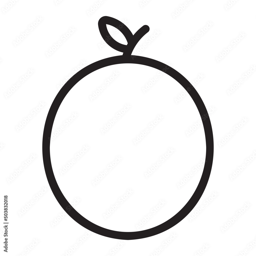 grapefruit line icon grapefruit line icon