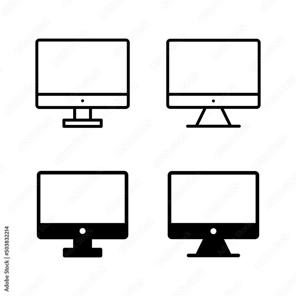 Computer icons vector. computer monitor sign and symbol Computer icons vector. computer monitor sign and symbol
