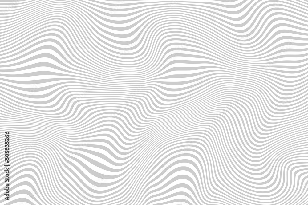 Abstract background, curved lines, shades of gray. Vector design.