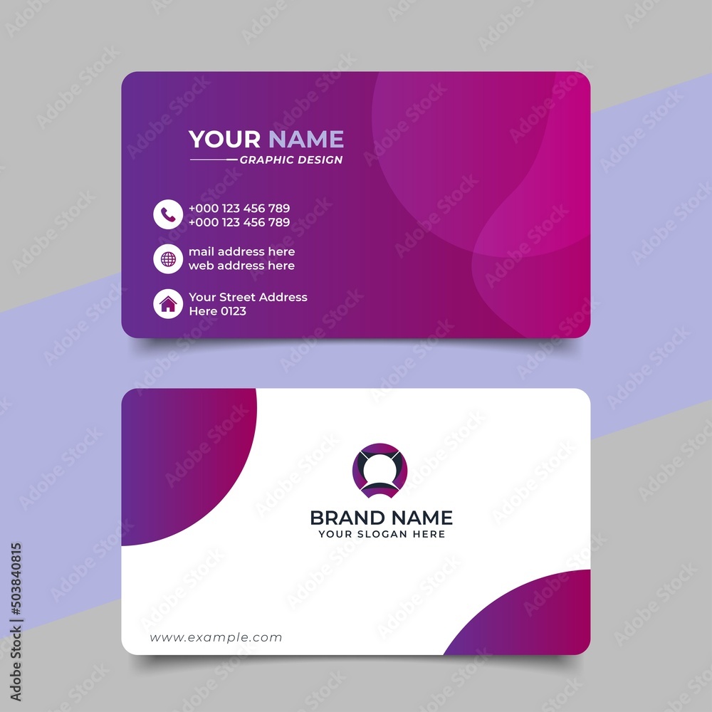 Creative Modern Professional Business card Vector Design Creative Modern Professional Business card Vector Design