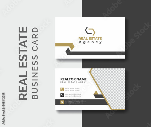 real estate commercial business card, Business card real estate agent, Agency business card, Real estate name card, realtor minimal simple business card design,  realty business card design visiting