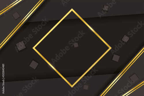 golden rhombus frame