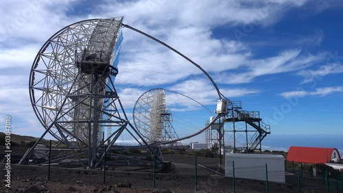 Cherenkov Telescope Arrays at the Roque de Muchachos observatory, La Palma photo