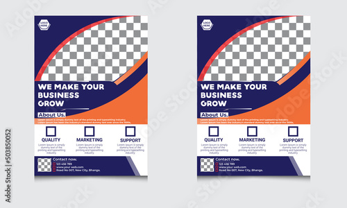 Creative Corporate Modern Business Flyer Template / AD Template.